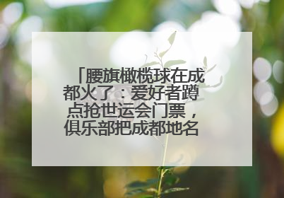 腰旗橄榄球在成都火了：爱好者蹲点抢世运会门票，俱乐部把成都地名写进战术暗语