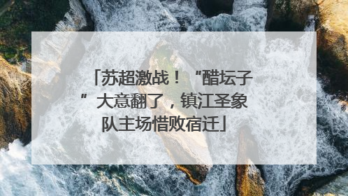苏超激战！“醋坛子”大意翻了，镇江圣象队主场惜败宿迁