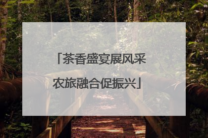 茶香盛宴展风采 农旅融合促振兴