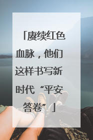 赓续红色血脉，他们这样书写新时代“平安答卷”
