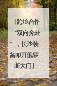 跨境合作“双向奔赴”，长沙装备叩开俄罗斯大门