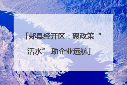 郏县经开区：聚政策“活水” 助企业远航