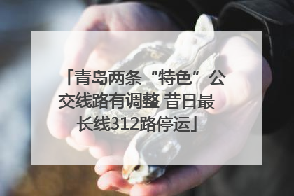 青岛两条“特色”公交线路有调整 昔日最长线312路停运