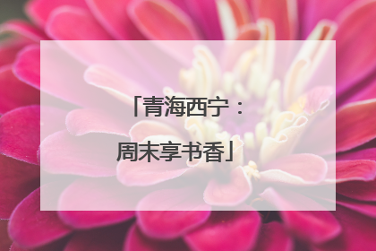 青海西宁：周末享书香