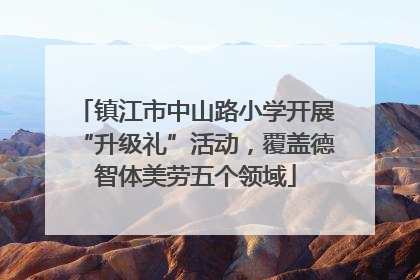 镇江市中山路小学开展“升级礼”活动，覆盖德智体美劳五个领域
