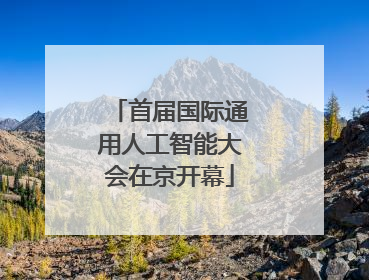 首届国际通用人工智能大会在京开幕
