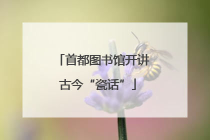 首都图书馆开讲古今“瓷话”