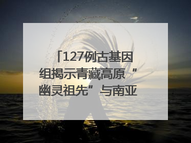 127例古基因组揭示青藏高原“幽灵祖先”与南亚语系族群遗传起源｜封面科考队