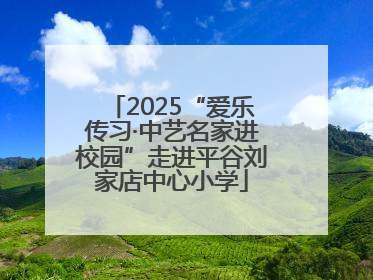 2025“爱乐传习·中艺名家进校园”走进平谷刘家店中心小学