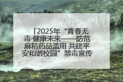 2025年“青春无毒·健康未来——防范麻精药品滥用 共建平安和谐校园”禁毒宣传专题活动在咸宁举行