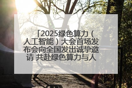 2025绿色算力（人工智能）大会首场发布会向全国发出诚挚邀请 共赴绿色算力与人工智能融合之约