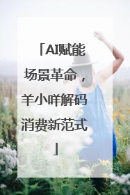 AI赋能场景革命，羊小咩解码消费新范式