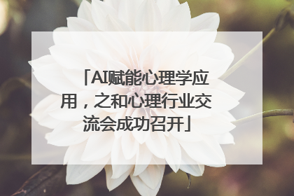 AI赋能心理学应用，之和心理行业交流会成功召开