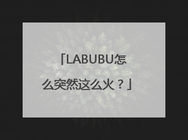 LABUBU怎么突然这么火？