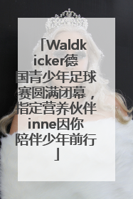Waldkicker德国青少年足球赛圆满闭幕，指定营养伙伴inne因你陪伴少年前行
